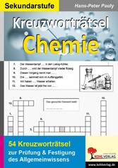 Kreuzworträtsel Chemie