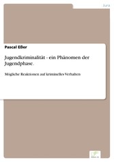 Jugendkriminalität - ein Phänomen der Jugendphase.