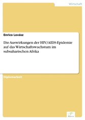 Die Auswirkungen der HIV/AIDS-Epidemie auf das Wirtschaftswachstum im subsaharischen Afrika