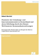 Parameter der Gründungs- und Innovationsintensität in Deutschland und deren Erhöhung durch den Einsatz Web-basierter Kommunikationslösungen