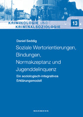 Soziale Wertorientierungen, Bindungen, Normakzeptanz und Jugenddelinquenz