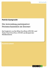 Die Anwendung partizipativer Preismechanismen im Internet