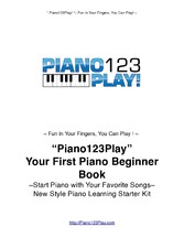 'Piano123Play!' Your First Piano Beginner Book