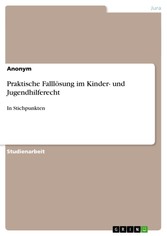 Praktische Falllösung im Kinder- und Jugendhilferecht