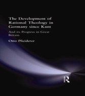 Development of Rational Theology in Germany since Kant