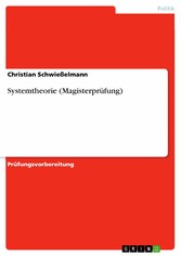 Systemtheorie (Magisterprüfung)