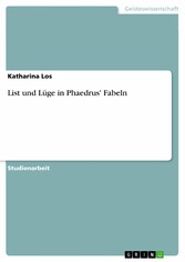 List und Lüge in Phaedrus' Fabeln