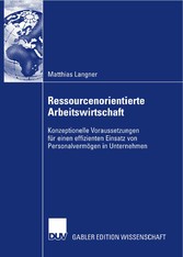 Ressourcenorientierte Arbeitswirtschaft