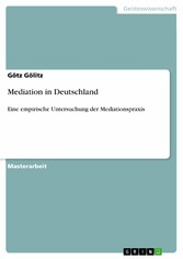 Mediation in Deutschland