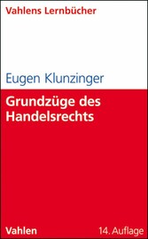 Grundzüge des Handelsrechts