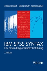 Sarstedt/Schütz, IBM SPSS Syntax