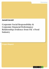 Corporate Social Responsibility & Corporate Financial Performance Relationship: Evidence from UK´s Food Industry