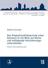 Das Proportionalitätsprinzip unter Solvency II mit Blick auf kleine und mittelgroße Versicherungsunternehmen