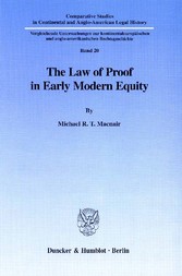 The Law of Proof in Early Modern Equity.