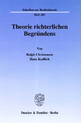 Theorie richterlichen Begründens.