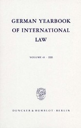 German Yearbook of International Law / Jahrbuch für Internationales Recht.