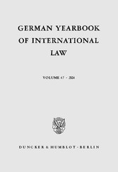 German Yearbook of International Law / Jahrbuch für Internationales Recht.