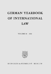 German Yearbook of International Law / Jahrbuch für Internationales Recht.