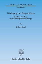 Festlegung von Flugverfahren.