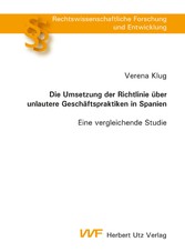 Die Umsetzung der Richtlinie über unlautere Geschäftspraktiken in Spanien