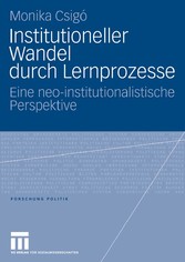 Institutioneller Wandel durch Lernprozesse