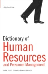 Dictionary of Human Resources and Personnel Management