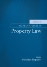 Modern Studies in Property Law - Volume 7