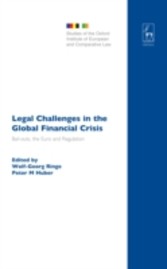 Legal Challenges in the Global Financial Crisis