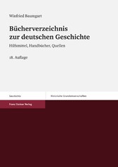 Bücherverzeichnis zur deutschen Geschichte