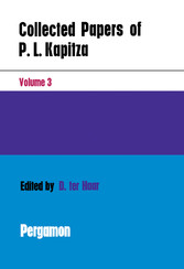 Collected Papers of P.L. Kapitza