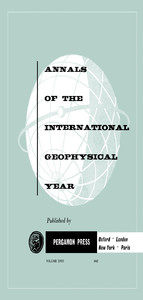 Tables of IGY Monthly Median Ionospheric Data