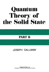 Quantum Theory of the Solid State