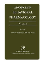 Advances in Behavioral Pharmacology