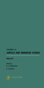 Progress in Surface and Membrane Science