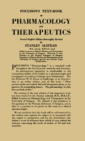 Poulsson's Text-Book of Pharmacology and Therapeutics