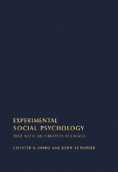 Experimental Social Psychology