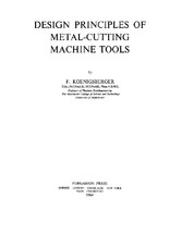 Design Principles of Metal-Cutting Machine Tools