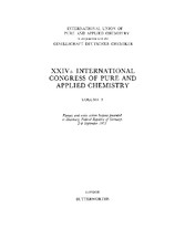 XXIVth International Congress of Pure and Applied Chemistry