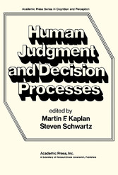 Human Judgement and Decision Processes