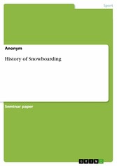 History of Snowboarding