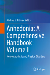 Anhedonia: A Comprehensive Handbook Volume II