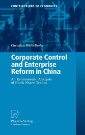 Corporate Control and Enterprise Reform in China