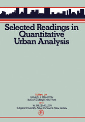 Selected Reading in Quantitative Urban Analysis