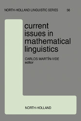 Current Issues in Mathematical Linguistics