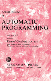 Annual Review in Automatic Programming