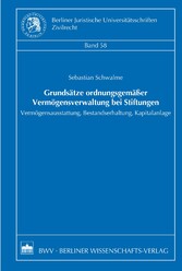 Grundsätze ordnungsgemäßer Vermögensverwaltung bei Stiftungen