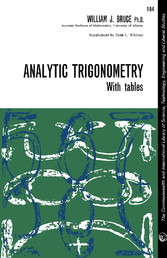 Analytic Trigonometry