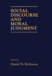 Social Discourse and Moral Judgement