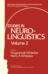 Studies in Neurolinguistics