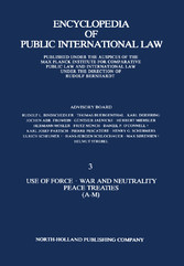 Use of Force · War and Neutrality Peace Treaties (A-M)